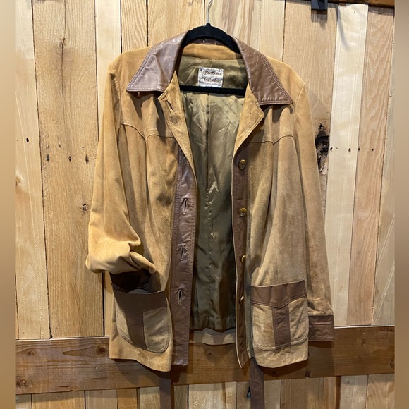 LEATHERS by NEW ENGLAND SPORTSWEAR Vintage Suede and Leather Coat - Picture 5 of 6